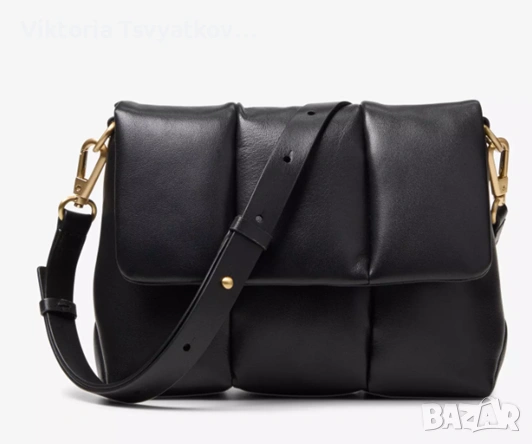 Оригинална кожена чанта Clarks Puffy Crossbody (Естествена кожа), снимка 5 - Чанти - 55239780