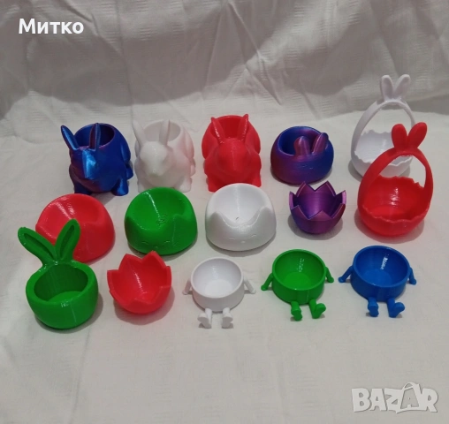 Великденски поставки за яйца