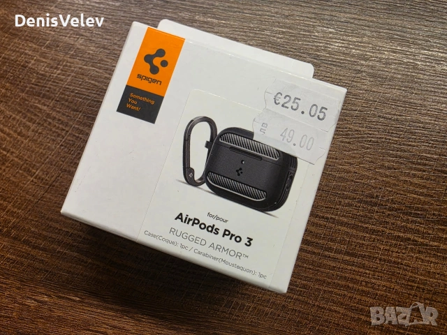 Apple Airpods Pro 3 + гаранция + кейс, снимка 5 - Bluetooth слушалки - 54516162