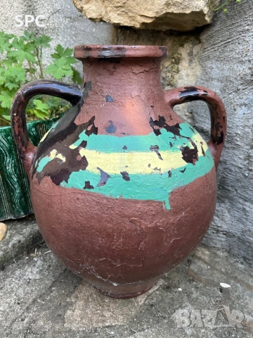 Големи глинени стомни , снимка 3 - Антикварни и старинни предмети - 54345425