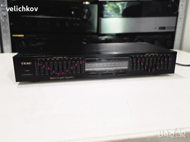 🔥 ЯПОНСКО СТУДИЙНО СЪВЪРШЕНСТВО! 10-Лентов Графичен Еквилайзер TEAC EQA-6 🇯🇵📊, снимка 5 - Ресийвъри, усилватели, смесителни пултове - 55019954