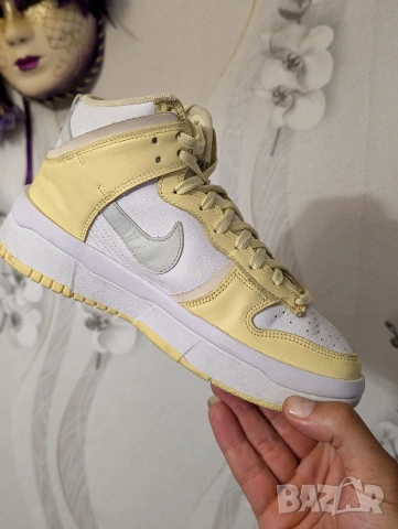 лимитирани маратонки Nike Dunk High Up "Citron Tint" номер 38 , снимка 5 - Маратонки - 55039084