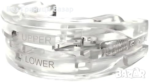 Ново Устройство против хъркане EVA орален накрайник бял XS малък размер за спокоен сън