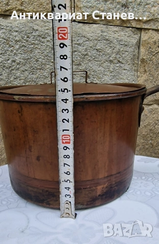 Голамя медна касерола SKULTUNA, снимка 3 - Съдове за готвене - 55159422