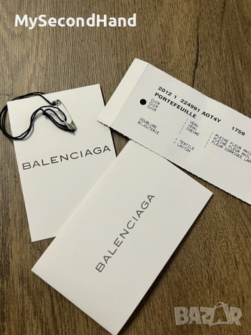 Balenciaga оригинален портфейл , снимка 5 - Портфейли, портмонета - 55683111