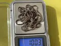 Верижка многожилна от сребро 925, , снимка 5