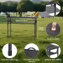 Сгъваема къмпинг маса Anbte 88x40 см, 3 височини, снимка 4
