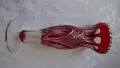 Цветен кристал , чаши и ваза., снимка 15