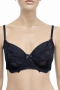 Комплект дамско бельо Hunkemöller – сутиен 80D и бикини M, черна дантела, снимка 2