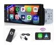 Мултимедия, Carplay, Android Auto, плеър за кола Автомобил, единичен дин, USB блутут MP3 дисплей тъч, снимка 1