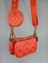 Нова дамска чанта Steve Madden 3в1 в коралово оранжево, снимка 3