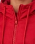 ADIDAS Stack Logo Hoodie Red Детско Горнище Оригинал 152 156 170, снимка 4