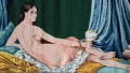 „Венера с огледало“ , френски гоблен на марката Margot de Paris. , снимка 3