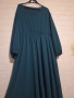ДЪЛГА ТЪМНОЗЕЛЕНА РОКЛЯ 4XL, снимка 3