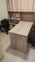 Бюро +  2  офис  стола и монитор , снимка 2