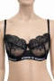 Сутиен Hunkemöller 80D с черна дантела и ластик, снимка 1