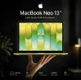 НОВ!!! Apple MacBook Neo 13”, A18 Pro, 8GB RAM, 512GB SSD, Citrus, A3404, снимка 1