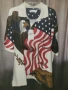 Harley Davidson, American Flag Фанелка с къс ръкав, снимка 5