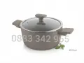 НОВИ! Тенджера с капак 24см Brio CeraMio с индукция, снимка 1