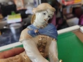 Стара руска порцеланова статуетка Гжел, снимка 5