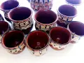 Стар неупотребяван сервиз за вино и ракия, снимка 2