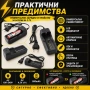 Евтино зарядно устройство за литиеви батерии 18650 16340 14500 26650 CR123 с кабел на ток нов модел, снимка 4