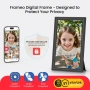 Огромна 15.6" Дигитална Wi-Fi Рамка Frameo BIGASUO – 64GB, Full HD, Смарт приложение Frameo , снимка 7