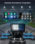 Навигация и Carplay за мотор! Carpuride W602BS Pro 6” Waterproof Motorcycle GPS Navigation Screen , снимка 7