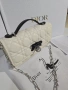 My Dior Дамска Бяла Чанта От Агнешка Кожа Код Brand Luxury Fashion16, снимка 9