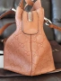 Оригинална дамска кожена чанта Gucci Bamboo Guccissima със сертификат, снимка 3