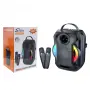 Преносима Bluetooth караоке колона ZQS-W4110 с 2 безжични микрофона, RGB светлини, FM радио, USB, снимка 4
