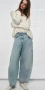 Дънки barrel fit Zara, снимка 1