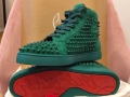 Christian Louboutin Spikes High Green - Размер 44 Мъжки, снимка 3