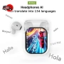 HTC NE20 Bluetooth 5.4 безжични слушалки с LED дисплей и AI превод нови  , снимка 4