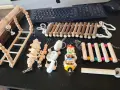 Комплект играчки и мостчета от 8 части за малки до средни папагали, снимка 4