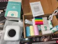 Чисто Нов Преносим джобен термопринтер Portable Mini Printer Bluetooth (богат комплект с хартия и .., снимка 1