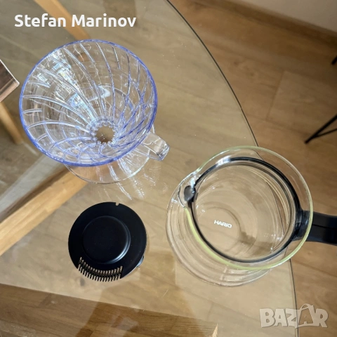 HARIO Japan V60 Японска Кана За Филтър Кафе, снимка 2 - Други - 54679931
