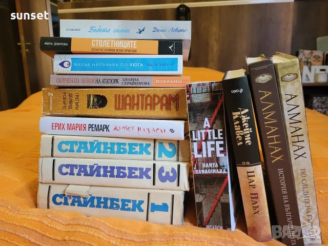 Малък живот, Алманах, Столетниците, Стайнбек, Хюга, Шантарам и много други книги , снимка 3 - Художествена литература - 55463249