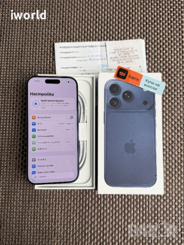 КАТО НОВ❗️ 24М ГАРАНЦИЯ❗️ iPhone 17 Pro Лизинг от 42€/мес 256GB⚠️ Deep Blue, снимка 9 - Apple iPhone - 54591950