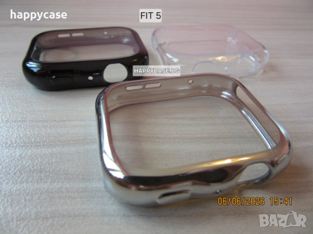 Huawei Watch Fit 5 / Fit 5 Pro / 360° Мек силиконов кейс с вграден протектор за екран, снимка 16 - Смарт часовници - 54710177
