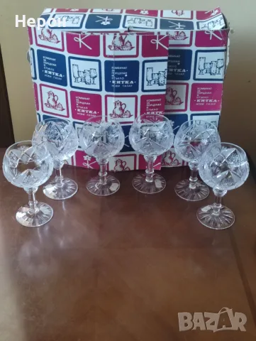 Кристални чаши за коняк, снимка 17 - Чаши - 55329153