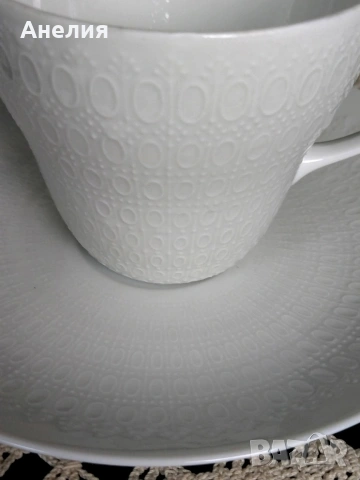 Rosenthal бели релефни, снимка 5 - Чаши - 54438607