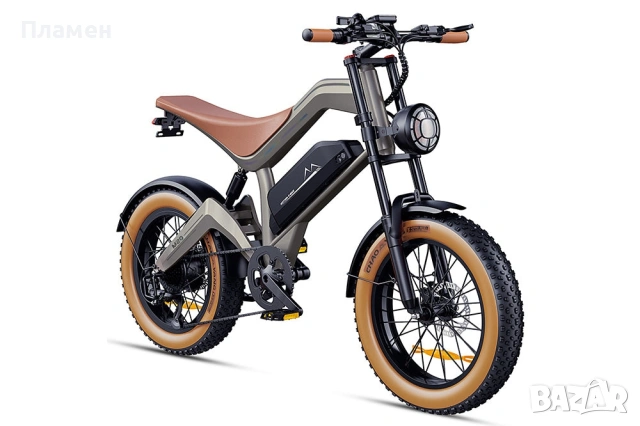 Нов!! Електрически велосипед М20 1500W 48V/18.2Ah 55км. ч. , снимка 4 - Велосипеди - 55223301