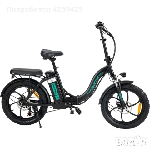 Електрически велосипед, E-bike, HITWAY, 20", сгъваем., снимка 4 - Велосипеди - 55105299
