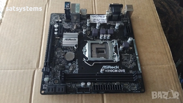 Дънна платка ASRock H310CM-DVS Socket LGA1151, снимка 5 - Дънни платки - 54962172