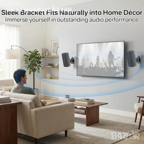 Нова метална стенна стойка за говорител Bose WB-50 II Surround Lifestyle SoundTouch, снимка 6 - Други - 54522016