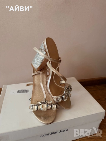 ASOS Дамски сандали с камъни, снимка 8 - Сандали - 53981380