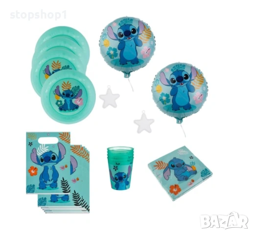 Disney Stitch сет 36 части парти бокс , снимка 2 - Други - 54823275