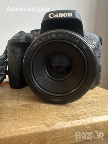 Canon EOS 750D + EF-S 18–55mm IS STM – Отлично състояние, снимка 3 - Фотоапарати - 55230267