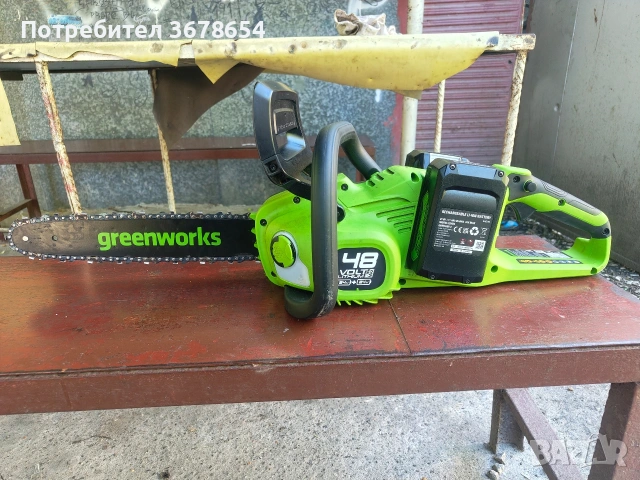 акумулаторна резачка greenworks , снимка 3 - Градинска техника - 54658185